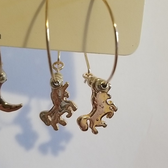 3 for $15 Set of 3 Hoop Pendant Earrings - Picture 5 of 5